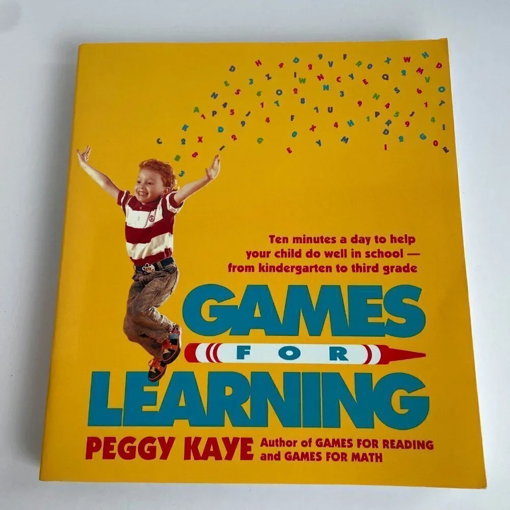 Kids‎ Book - Bundle of 3 Peggy Kaye - Games for Learning, Math, Writing
